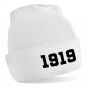 Valencia 1919 Football Beanie Hat (White)