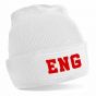 England National Football Beanie (White)