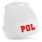 Poland National Football Beanie (White)