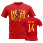 Dries Mertens Belgium Player Tee (Red)