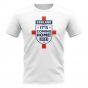England Footballs Coming Home T-Shirt (Crest/White)
