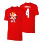 Paraguay Qualifiers T-Shirt (Gamarra 4) Red