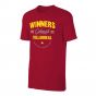 Villarreal WINNERS 2021 T-Shirt - Crimson