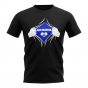 San Marino Chest Badge T-Shirt (Black)