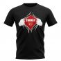 Turkey Chest Badge T-Shirt (Black)