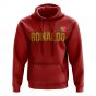 Cristiano Ronaldo Portugal Name Hoody (Red)