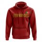 Bruno Fernandes Portugal name hoody (red)