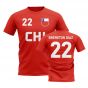 Ben Brereton D az Country Code Chile Hero T-Shirt (Red)