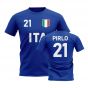 Andrea Pirlo Country Code Hero T-Shirt (Blue)