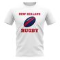 New Zealand Rugby Ball T-Shirt (White)