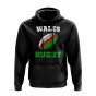 Wales Rugby Ball Hoody (Black)