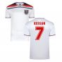 Score Draw England World Cup 1982 Home Shirt (Keegan 7)