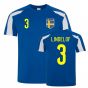 Victor Lindelof Sweden Sports Training Jersey (Blue-White)