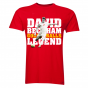 David Beckham England Legend T-Shirt (Red) - Kids