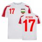 Martin Petrov Bulgaria Sports Training Jersey (White-Red)