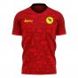 Angola 2025-2026 Home Concept Football Kit (Libero) - Kids (Long Sleeve)