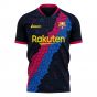 Barcelona 2020-2021 Away Concept Football Kit (Libero)