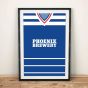 Brighton 1985 Football Shirt Art Print