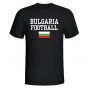 Bulgaria Football T-Shirt - Black