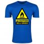 Caution Will Griggs On Fire T-Shirt (Royal) - Kids