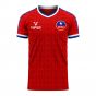 Chile 2020-2021 Home Concept Football Kit (Viper)