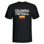 Colombia Football T-Shirt - Black