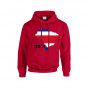 Costa Rica 2014 Country Flag Hoody (red)