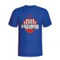 England Country Logo T-shirt (blue)