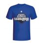 Scotland Country Logo T-shirt (blue) - Kids