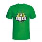 Brazil Country Logo T-shirt (green) - Kids