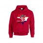 Croatia 2014 Country Flag Hoody (red)