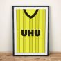 Borussia Dortmund 1983 Football Shirt Art Print
