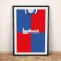 Dunfermline 1995-97 Away Football Shirt Art Print