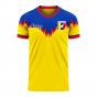 Ecuador 2025-2026 Home Concept Football Kit (Libero) - Kids (Long Sleeve)