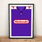 Fiorentina 1998 Football Shirt Art Print