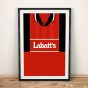 Nottingham Forrest 94/96 Football Shirt Art Print