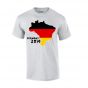 Germany 2014 Country Flag T-shirt (grey)