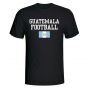 Guatemala Football T-Shirt - Black