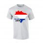 Holland 2014 Country Flag T-shirt (grey)