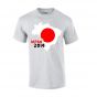 Japan 2014 Country Flag T-shirt (grey)