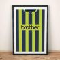 Manchester City 1999 Away Football Shirt Art Print