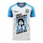 Diego Maradona Exclusive Concept Shirt (White) - Adult Long Sleeve