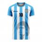 Diego Maradona Argentina Silhouette Concept Shirt