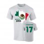 Mexico 2014 Country Flag T-shirt (guardado 17)