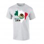 Mexico 2014 Country Flag T-shirt (grey)