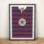 Newcastle United 95/96 Football Shirt Art Print