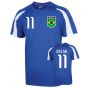 Brazil Sports Training Jersey (oscar 11) - Kids