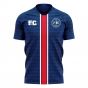 Paris 2020-2021 Home Concept Football Kit (Fans Culture) - Kids (Long Sleeve)