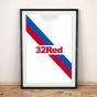 Rangers 18-19 Away Football Shirt Art Print