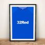 Rangers 18/19 Football Shirt Art Print